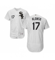 Mens Chicago White Sox 17 Yonder Alonso White Home Flex Base Authentic Collection Baseball Jersey Mens Chicago White Sox 17 Yonder Alonso White Home Flex Base Authentic Collection Baseball Jersey