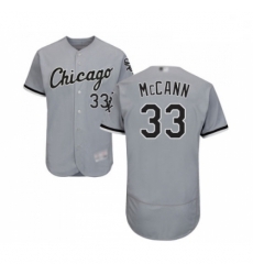 Mens Chicago White Sox 33 James McCann Grey Road Flex Base Authentic Collection Baseball Jersey Mens Chicago White Sox 33 James McCann Grey Road Flex Base Authentic Collection Baseball Jersey
