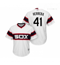 Mens Chicago White Sox 41 Kelvin Herrera Replica White 2013 Alternate Home Cool Base Baseball Jersey Mens Chicago White Sox 41 Kelvin Herrera Replica White 2013 Alternate Home Cool Base Baseball Jersey