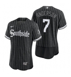 Men's Chicago White Sox Southside Tim Anderson 2021 City Connect Jersey Men's Chicago White Sox Southside Tim Anderson 2021 City Connect Jersey