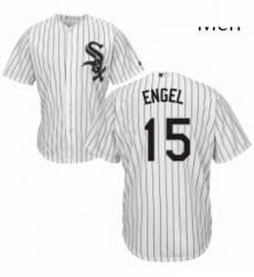 Mens Majestic Chicago White Sox 15 Adam Engel Replica White Home Cool Base MLB Jersey Mens Majestic Chicago White Sox 15 Adam Engel Replica White Home Cool Base MLB Jersey
