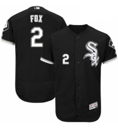 Mens Majestic Chicago White Sox 2 Nellie Fox Black Flexbase Authentic Collection MLB Jersey Mens Majestic Chicago White Sox 2 Nellie Fox Black Flexbase Authentic Collection MLB Jersey
