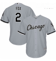 Mens Majestic Chicago White Sox 2 Nellie Fox Replica Grey Road Cool Base MLB Jersey Mens Majestic Chicago White Sox 2 Nellie Fox Replica Grey Road Cool Base MLB Jersey