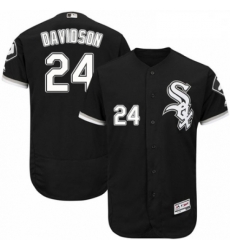 Mens Majestic Chicago White Sox 24 Matt Davidson Black Alternate Flex Base Authentic Collection MLB Jersey Mens Majestic Chicago White Sox 24 Matt Davidson Black Alternate Flex Base Authentic Collection MLB Jersey