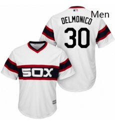 Mens Majestic Chicago White Sox 30 Nicky Delmonico Replica White 2013 Alternate Home Cool Base MLB Jersey Mens Majestic Chicago White Sox 30 Nicky Delmonico Replica White 2013 Alternate Home Cool Base MLB Jersey