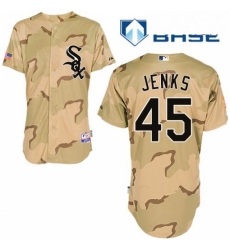 Mens Majestic Chicago White Sox 45 Bobby Jenks Authentic Camouflage Cool Base MLB Jersey Mens Majestic Chicago White Sox 45 Bobby Jenks Authentic Camouflage Cool Base MLB Jersey