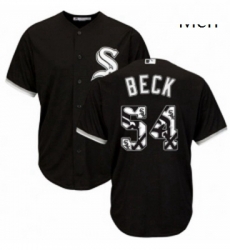 Mens Majestic Chicago White Sox 54 Chris Beck Authentic Black Team Logo Fashion Cool Base MLB Jersey Mens Majestic Chicago White Sox 54 Chris Beck Authentic Black Team Logo Fashion Cool Base MLB Jersey