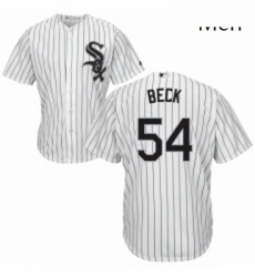 Mens Majestic Chicago White Sox 54 Chris Beck Replica White Home Cool Base MLB Jersey Mens Majestic Chicago White Sox 54 Chris Beck Replica White Home Cool Base MLB Jersey