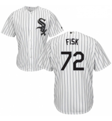Mens Majestic Chicago White Sox 72 Carlton Fisk White Home Flex Base Authentic Collection MLB Jersey Mens Majestic Chicago White Sox 72 Carlton Fisk White Home Flex Base Authentic Collection MLB Jersey