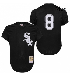 Mens Mitchell and Ness 1993 Chicago White Sox 8 Bo Jackson Authentic Black Throwback MLB Jersey Mens Mitchell and Ness 1993 Chicago White Sox 8 Bo Jackson Authentic Black Throwback MLB Jersey