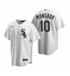 Mens Nike Chicago White Sox 10 Yoan Moncada White Home Stitched Baseball Jersey Mens Nike Chicago White Sox 10 Yoan Moncada White Home Stitched Baseball Jersey