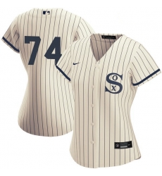 Women Chicago White Sox Field of Dreams 74 Eloy Jimenez Cream Jersey Women Chicago White Sox Field of Dreams 74 Eloy Jimenez Cream Jersey