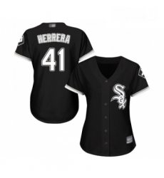 Womens Chicago White Sox 41 Kelvin Herrera Replica Black Alternate Home Cool Base Baseball Jersey Womens Chicago White Sox 41 Kelvin Herrera Replica Black Alternate Home Cool Base Baseball Jersey