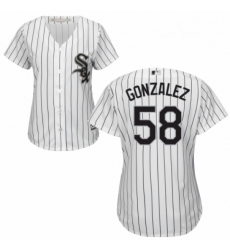 Womens Majestic Chicago White Sox 58 Miguel Gonzalez Replica White Home Cool Base MLB Jersey Womens Majestic Chicago White Sox 58 Miguel Gonzalez Replica White Home Cool Base MLB Jersey