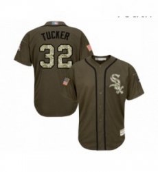 Youth Chicago White Sox 32 Preston Tucker Authentic Green Salute to Service Baseball Jersey Youth Chicago White Sox 32 Preston Tucker Authentic Green Salute to Service Baseball Jersey