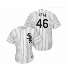 Youth Chicago White Sox 46 Ivan Nova Replica White Home Cool Base Baseball Jersey Youth Chicago White Sox 46 Ivan Nova Replica White Home Cool Base Baseball Jersey