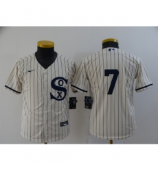 Youth Chicago White Sox #7 Tim Anderson Cream 2021 Field of Dreams Jersey Youth Chicago White Sox #7 Tim Anderson Cream 2021 Field of Dreams Jersey