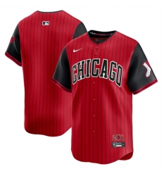 Youth Chicago White Sox Blank Red Black 2025 City Connect Limited Stitched Baseball Jersey Youth Chicago White Sox Blank Red Black 2025 City Connect Limited Stitched Baseball Jersey