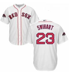 Youth Majestic Boston Red Sox 23 Blake Swihart Authentic White Home Cool Base 2018 World Series Champions MLB Jersey Youth Majestic Boston Red Sox 23 Blake Swihart Authentic White Home Cool Base 2018 World Series Champions MLB Jersey