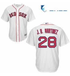 Youth Majestic Boston Red Sox 28 J D Martinez Authentic White Home Cool Base MLB Jersey Youth Majestic Boston Red Sox 28 J D Martinez Authentic White Home Cool Base MLB Jersey
