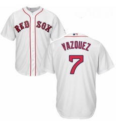 Youth Majestic Boston Red Sox 7 Christian Vazquez Authentic White Home Cool Base MLB Jersey Youth Majestic Boston Red Sox 7 Christian Vazquez Authentic White Home Cool Base MLB Jersey