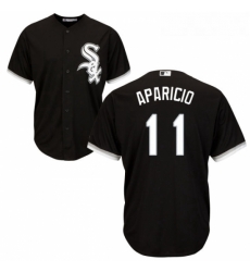 Youth Majestic Chicago White Sox 11 Luis Aparicio Replica Black Alternate Home Cool Base MLB Jersey Youth Majestic Chicago White Sox 11 Luis Aparicio Replica Black Alternate Home Cool Base MLB Jersey