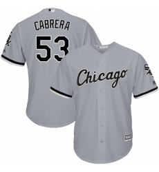 Youth Majestic Chicago White Sox 53 Melky Cabrera Authentic Grey Road Cool Base MLB Jersey Youth Majestic Chicago White Sox 53 Melky Cabrera Authentic Grey Road Cool Base MLB Jersey