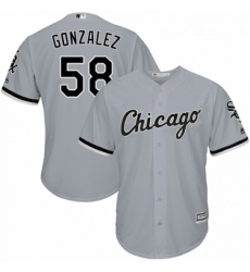 Youth Majestic Chicago White Sox 58 Miguel Gonzalez Authentic Grey Road Cool Base MLB Jersey Youth Majestic Chicago White Sox 58 Miguel Gonzalez Authentic Grey Road Cool Base MLB Jersey