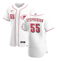 Men Cincinnati Reds 55 Robert Stephenson Men Nike White Home 2020 Flex Base Player MLB Jersey Men Cincinnati Reds 55 Robert Stephenson Men Nike White Home 2020 Flex Base Player MLB Jersey