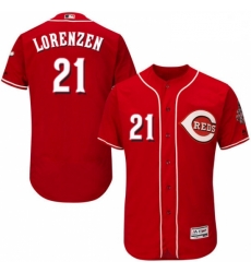 Mens Majestic Cincinnati Reds 21 Michael Lorenzen Red Alternate Flexbase Authentic Collection MLB Jersey Mens Majestic Cincinnati Reds 21 Michael Lorenzen Red Alternate Flexbase Authentic Collection MLB Jersey