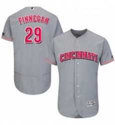Mens Majestic Cincinnati Reds 29 Brandon Finnegan Grey Flexbase Authentic Collection MLB Jersey Mens Majestic Cincinnati Reds 29 Brandon Finnegan Grey Flexbase Authentic Collection MLB Jersey