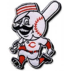 Women Cincinnati Reds Running Man Patch Biaog