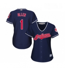 Womens Cleveland Indians 1 Greg Allen Replica Navy Blue Alternate 1 Cool Base Baseball Jersey Womens Cleveland Indians 1 Greg Allen Replica Navy Blue Alternate 1 Cool Base Baseball Jersey
