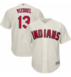 Youth Majestic Cleveland Indians 13 Omar Vizquel Replica Cream Alternate 2 Cool Base MLB Jersey Youth Majestic Cleveland Indians 13 Omar Vizquel Replica Cream Alternate 2 Cool Base MLB Jersey