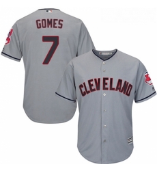 Youth Majestic Cleveland Indians 7 Yan Gomes Replica Grey Road Cool Base MLB Jersey Youth Majestic Cleveland Indians 7 Yan Gomes Replica Grey Road Cool Base MLB Jersey