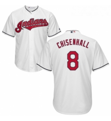 Youth Majestic Cleveland Indians 8 Lonnie Chisenhall Replica White Home Cool Base MLB Jersey Youth Majestic Cleveland Indians 8 Lonnie Chisenhall Replica White Home Cool Base MLB Jersey