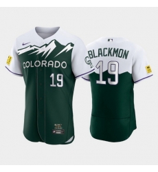 Men Colorado Rockies 19 Charlie Blackmon 2022 Green City Connect Flex Base Stitched Jerseys Men Colorado Rockies 19 Charlie Blackmon 2022 Green City Connect Flex Base Stitched Jerseys