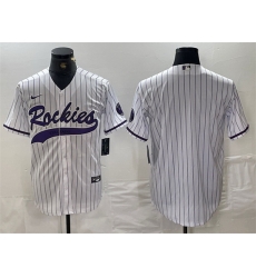 Men Colorado Rockies Blank White Cool Base Stitched Baseball Jersey Men Colorado Rockies Blank White Cool Base Stitched Baseball Jersey