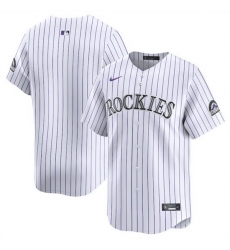 Men Colorado Rockies Blank White Home Limited Stitched Baseball Jersey Men Colorado Rockies Blank White Home Limited Stitched Baseball Jersey