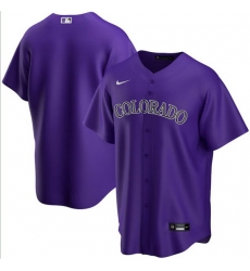 Men Colorado Rockies Nike Purple Blank Jersey Men Colorado Rockies Nike Purple Blank Jersey