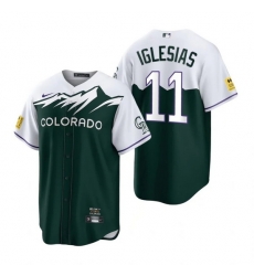 Men Nike Nike Colorado Rockies #11 Jose Iglesias City Connect Stitched Cool Base Baseball Jersey Men Nike Nike Colorado Rockies #11 Jose Iglesias City Connect Stitched Cool Base Baseball Jersey