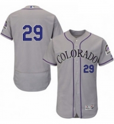 Mens Majestic Colorado Rockies 29 Bryan Shaw Grey Road Flex Base Authentic Collection MLB Jersey Mens Majestic Colorado Rockies 29 Bryan Shaw Grey Road Flex Base Authentic Collection MLB Jersey