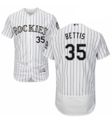 Mens Majestic Colorado Rockies 35 Chad Bettis White Flexbase Authentic Collection MLB Jersey Mens Majestic Colorado Rockies 35 Chad Bettis White Flexbase Authentic Collection MLB Jersey