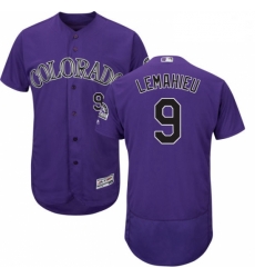 Mens Majestic Colorado Rockies 9 DJ LeMahieu Purple Alternate Flex Base Authentic Collection MLB Jersey Mens Majestic Colorado Rockies 9 DJ LeMahieu Purple Alternate Flex Base Authentic Collection MLB Jersey