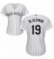 Womens Majestic Colorado Rockies 19 Charlie Blackmon Replica White Home Cool Base MLB Jersey Womens Majestic Colorado Rockies 19 Charlie Blackmon Replica White Home Cool Base MLB Jersey