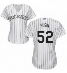 Womens Majestic Colorado Rockies 52 Chris Rusin Authentic White Home Cool Base MLB Jersey Womens Majestic Colorado Rockies 52 Chris Rusin Authentic White Home Cool Base MLB Jersey