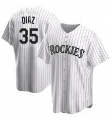 Youth Nike Colorado Rockies 35 Elias Diaz White Cool Base MLB Jersey Youth Nike Colorado Rockies 35 Elias Diaz White Cool Base MLB Jersey