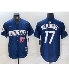 Men Detroit Tigers 17 Parker Meadows 2024 Navy City Connect Cool Base Limited Stitched Jersey 2 Men Detroit Tigers 17 Parker Meadows 2024 Navy City Connect Cool Base Limited Stitched Jersey 2