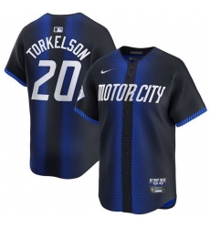 Men Detroit Tigers 20 Spencer Torkelson 2024 Navy City Connect Cool Base Limited Jersey Men Detroit Tigers 20 Spencer Torkelson 2024 Navy City Connect Cool Base Limited Jersey