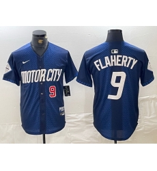 Men Detroit Tigers 9 Jack Flaherty 2024 Navy City Connect Cool Base Limited Stitched Jersey 2 Men Detroit Tigers 9 Jack Flaherty 2024 Navy City Connect Cool Base Limited Stitched Jersey 2